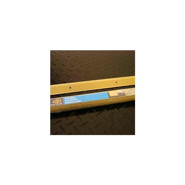 M-D Building Products M-D Stair Edging, Fluted, 36L, Satin Brass, Screw Nails 79020 - main